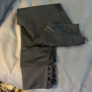 MARC New York Tight Leggings Mesh Crisscross Side Leg